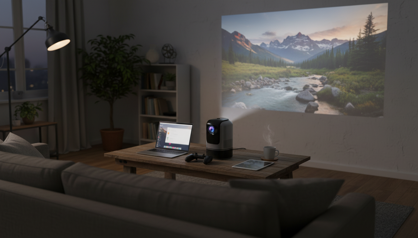 1080p LED Projector Guide: Auto Keystone & Bluetooth